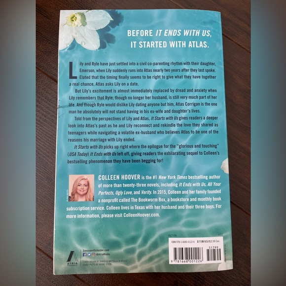 It Starts With Us by Colleen Hoover - Picture 2 of 2
